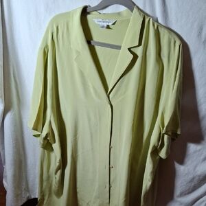 August Max Woman Light Green Blouse (Can028)